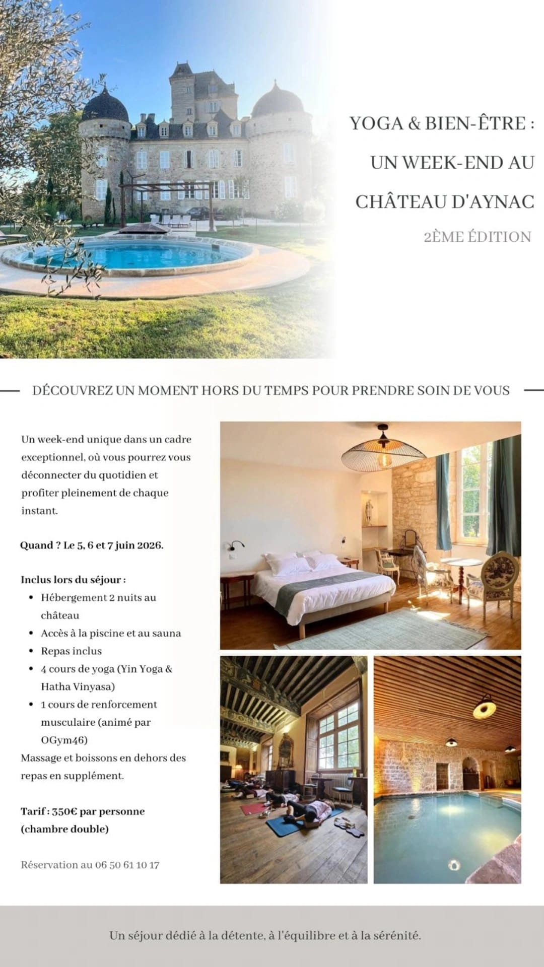 flyer atelier de yoga